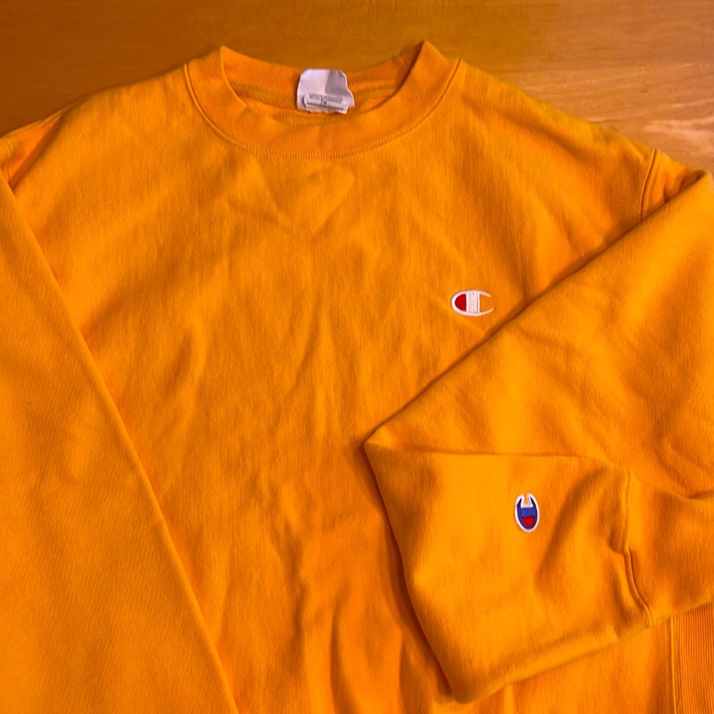 Champion sweatshirt.
